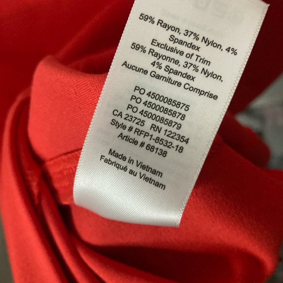 Aritzia Babaton Miguel Dress orange 4 - Picture 5 of 8